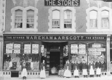 Wareham & Arscott Stores, a double-fronted shop