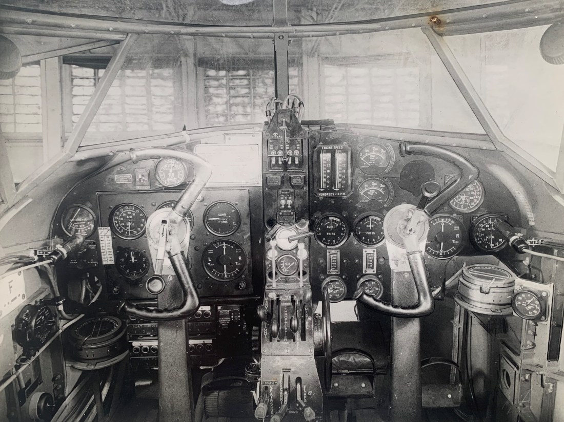 wellington X cockpit